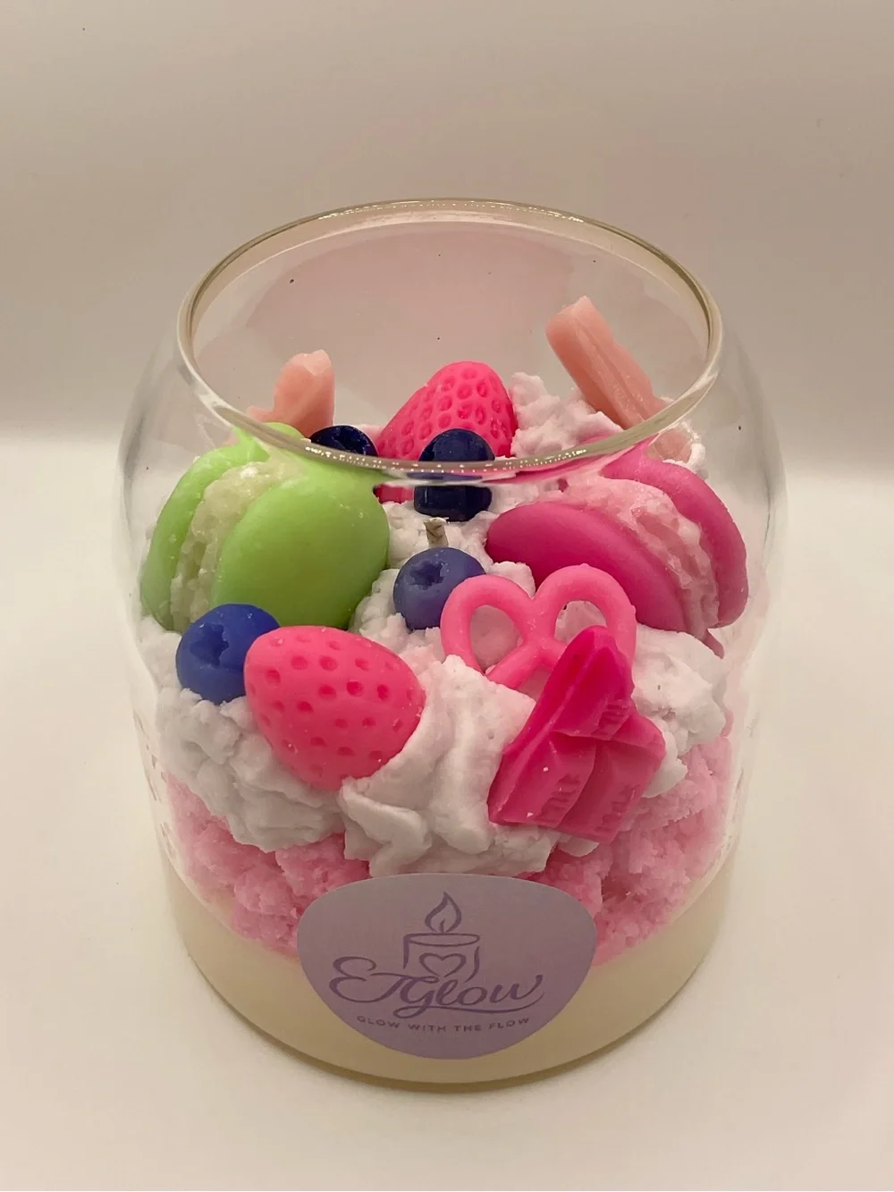 🕯️🍓Strawberry Açaí Dessert Style Candle 🍦🍨